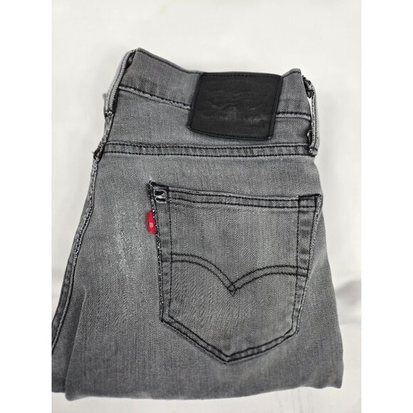 Levis 511‎ Gray Slim Fit Stretch Jeans 30X32  Red Tab (R) Tag Distressed - Picture 6 of 14